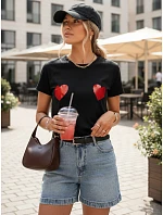 Dámské tričko PALIS černé FashionStreet RY2430