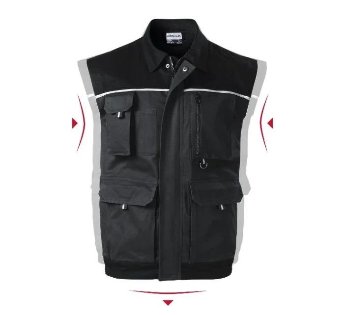 model 20637441 pracovní vesta pánská ebony gray - MALFINI, a.s. model 20637441 pracovní vesta pánská ebony gray - MALFINI, a.s.