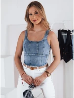 VESTTOP FashionStreet dámský džínový top RY2727