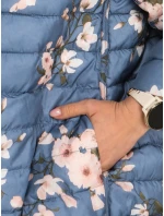 Dámská prošívaná oboustranná bunda FLORIS modrá FashionStreet TY5527