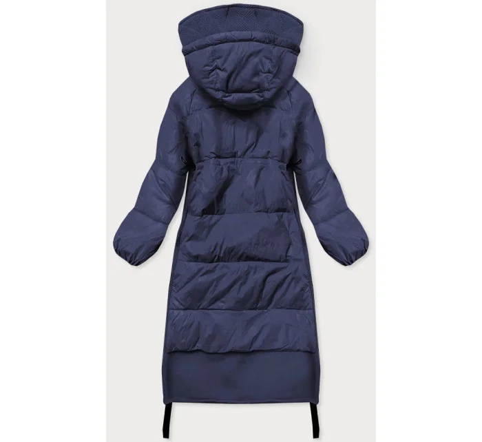 DŁUGA KURTKA ZIMOWA Z  GRANATOWA model 21242823 - Ann Gissy