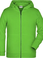 Daiber 8026K Dětská mikina s kapucí 02.826K lime green