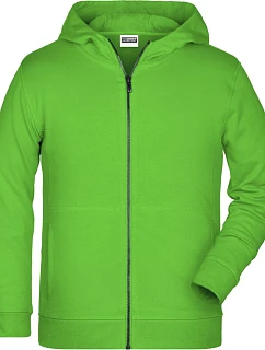 Daiber 8026K Dětská mikina s kapucí 02.826K lime green
