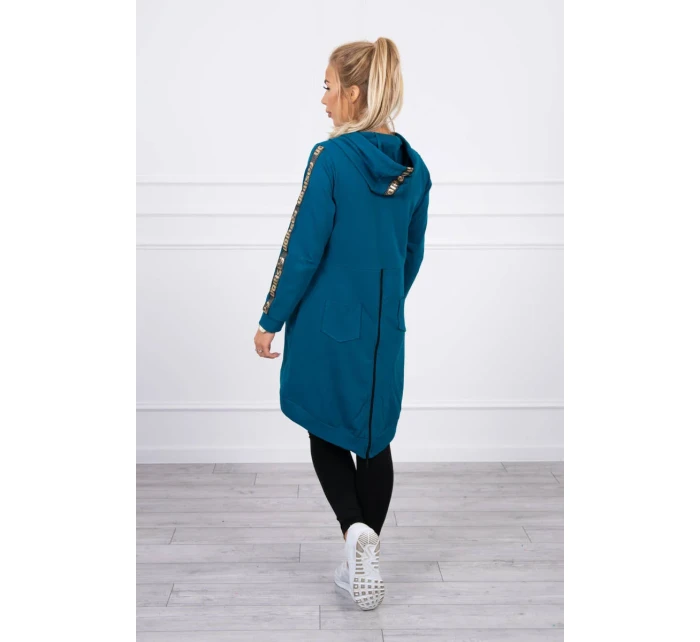 Mikina se zipem na zádech Marine