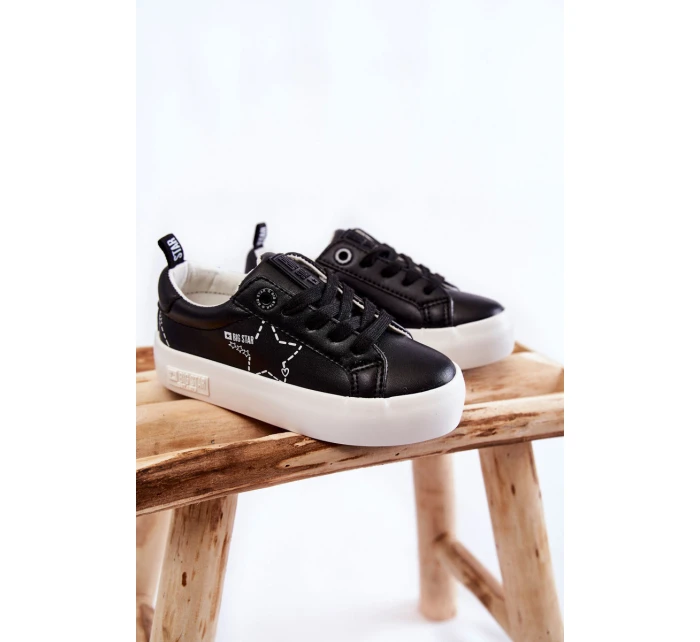 Dětská sportovní obuv Šněrovací Big Star KK374223 Černe Dětská sportovní obuv Šněrovací Big Star KK374223 Černe