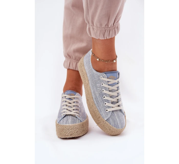 Dámské Tenisky Na Platformě S Pletením model 21693330 Světle Béžové - Lee Cooper