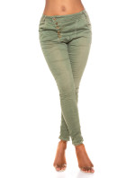 Sexy KouCla Skinny button-fly Jeans