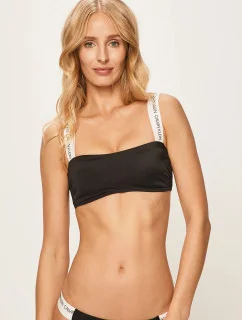 Vrchní díl plavek KW0KW00548-BEH černobílá - Calvin Klein