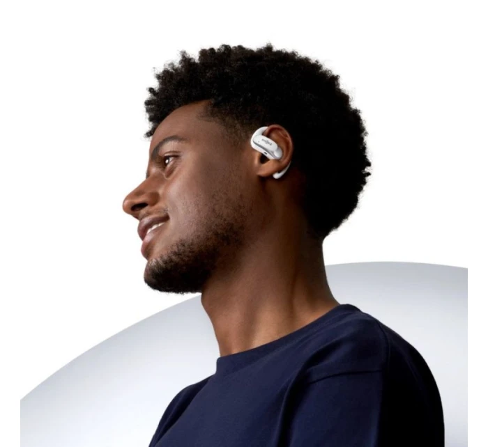 Bezdrátová sluchátka do uší Shokz OpenFit Air, bílá