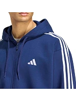 Pánská mikina Essentials 3Stripes Fleece FullZip Hoodie, tmavě modrá model 22357664 - ADIDAS Pánská mikina Essentials 3Stripes Fleece FullZip Hoodie, tmavě modrá model 22357664 - ADIDAS
