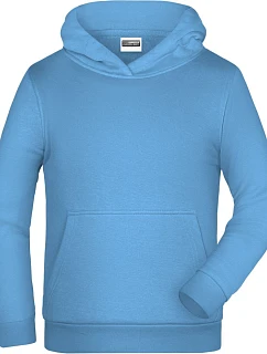 JN Dětská mikina s kapucí 02. sky blue model 22414101 - Daiber
