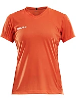 Squad Go Jersey Solid W Dámské sportovní tričko s výstřihem do V model 22469012 - Craft Teamwear Squad Go Jersey Solid W Dámské sportovní tričko s výstřihem do V model 22469012 - Craft Teamwear