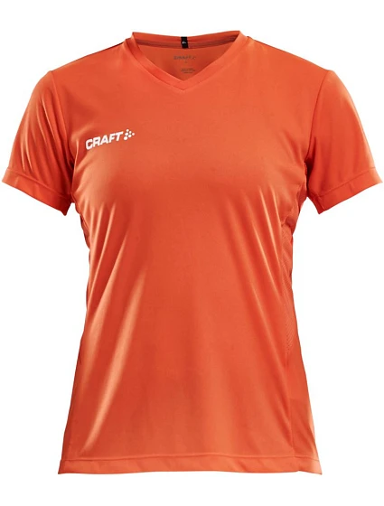 Craft Teamwear Squad Go Jersey Solid W Dámské sportovní tričko s výstřihem do V 82.5566 cocktail Craft Teamwear Squad Go Jersey Solid W Dámské sportovní tričko s výstřihem do V 82.5566 cocktail