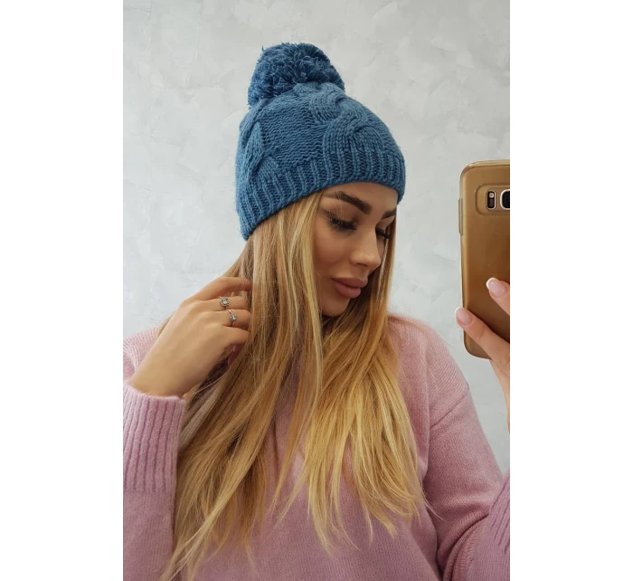 Fleecová čepice Stefania K278 denim Fleecová čepice Stefania K278 denim