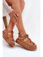 Dámské Sandály Na Platformě Camel Nitavelia Dámské Sandály Na Platformě Camel Nitavelia