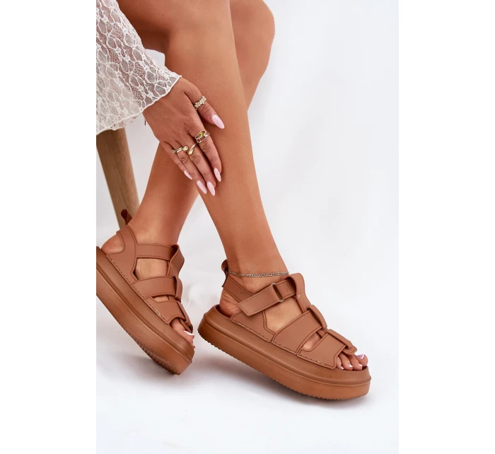 Dámské Sandály Na Platformě Camel Nitavelia Dámské Sandály Na Platformě Camel Nitavelia