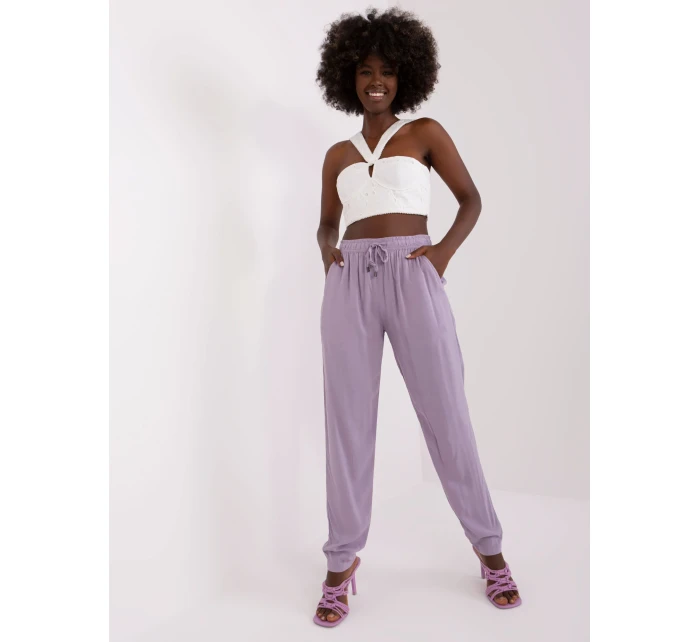 Spodnie model 21175305 jasny fioletowy - FPrice
