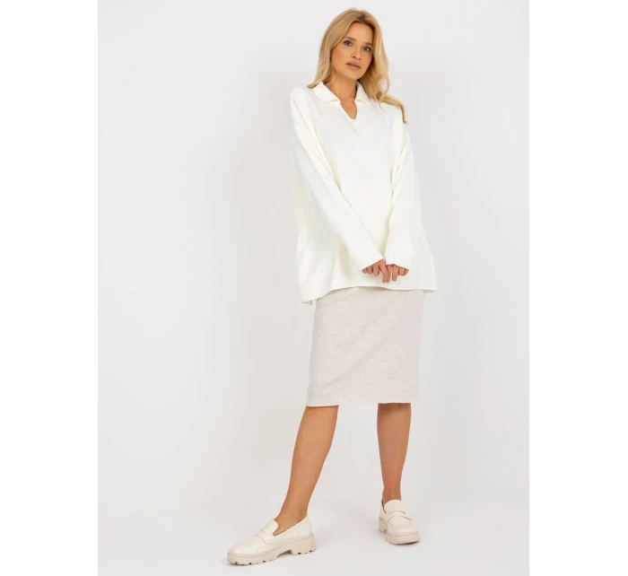 Dámský svetr LC SW  ecru  model 18132755 - FPrice