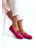 Semišové dámské mokasíny Fuchsia S.Barski Semišové dámské mokasíny Fuchsia S.Barski