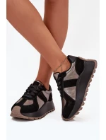 Dámské semišové tenisky na platformě Big Star HI-POLY SYSTEM – černé Dámské semišové tenisky na platformě Big Star HI-POLY SYSTEM – černé