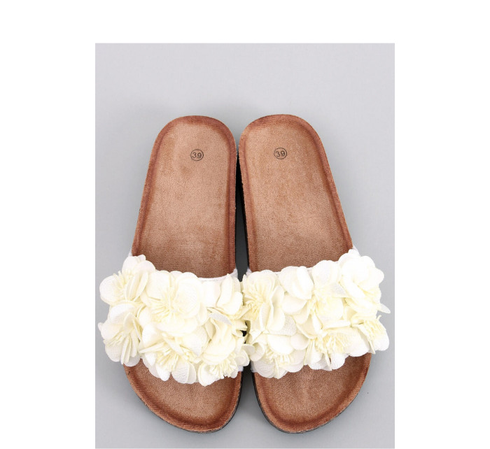 Dámské pantofle 98 - 110 bílé - Inello