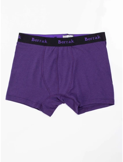 Boxerky BR BK model 17355582 tmavě fialová - FPrice Boxerky BR BK model 17355582 tmavě fialová - FPrice