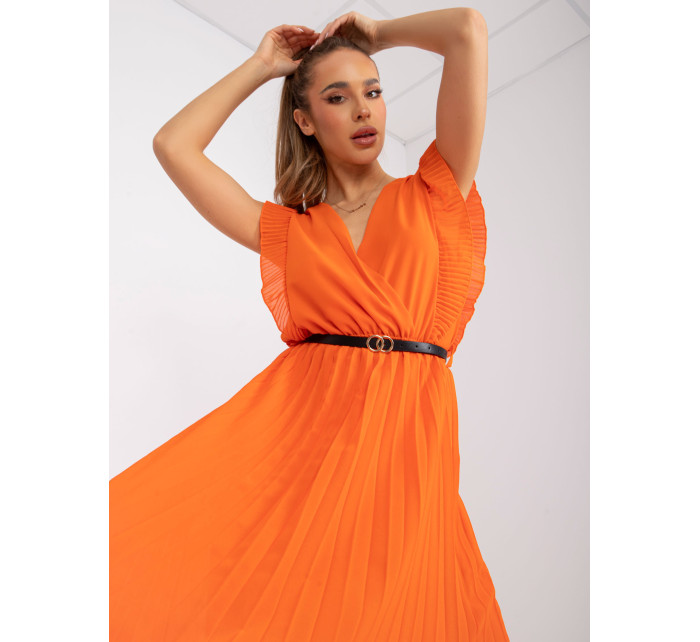 Dámské šaty-DHJ-SK-N13198-1.22-oranžové