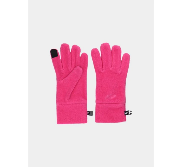 Dětské fleecové rukavice s dotykovým displejem 4F Junior 4FJWAW24AGLOU069-54S Dětské fleecové rukavice s dotykovým displejem 4F Junior 4FJWAW24AGLOU069-54S