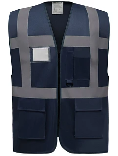 Yoko HVW 801 Hi-Vis multifunkční vesta 79.W801 navy