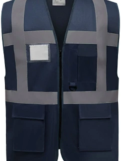 Yoko HVW 801 Hi-Vis multifunkční vesta 79.W801 navy