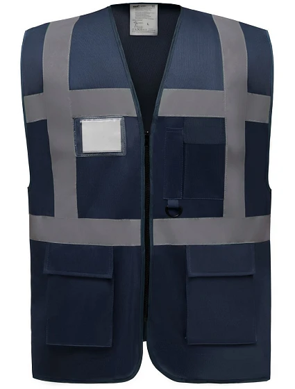 Yoko HVW 801 Hi-Vis multifunkční vesta 79.W801 navy