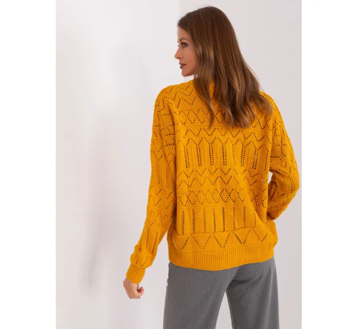 Sweter BA SW beżowy model 21116682 - FPrice Sweter BA SW beżowy model 21116682 - FPrice