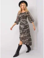 Sukienka TW SK BI model 21192722 czarno beżowy - FPrice