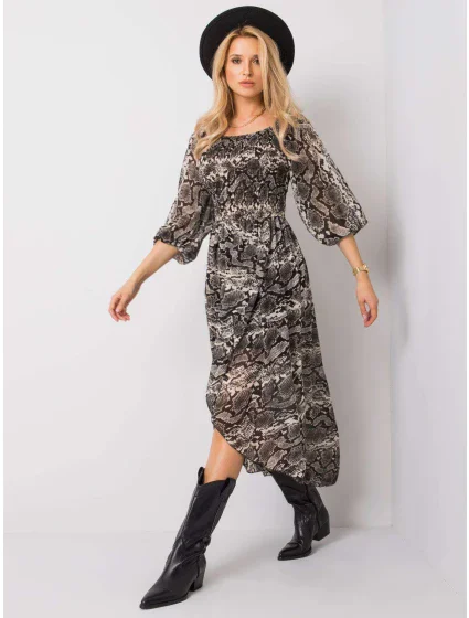 TW SK BI 8029.41 černo-béžové šaty TW SK BI 8029.41 černo-béžové šaty