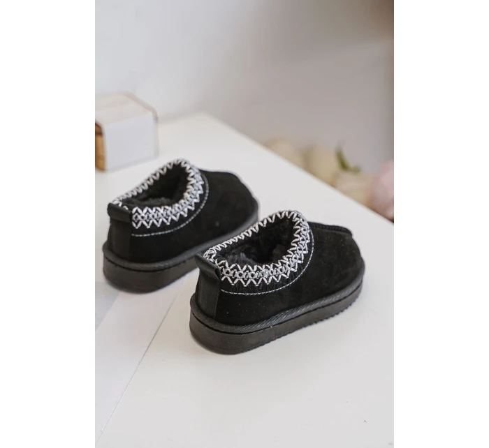 Sněhule Kotníkové Dětské Na Platformě Zateplené Kožíškem Černé Vilabria Sněhule Kotníkové Dětské Na Platformě Zateplené Kožíškem Černé Vilabria