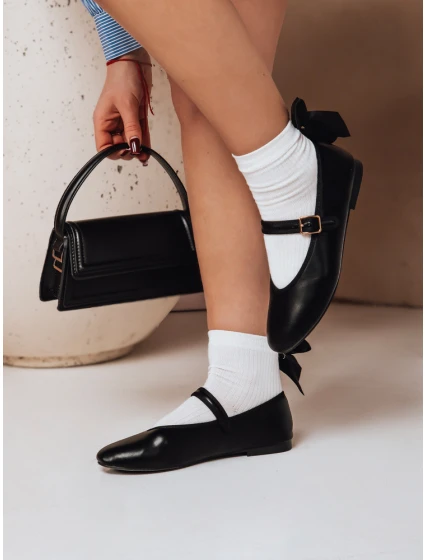 Dámské baleríny na zip ELLICAN black FashionStreet ZY0707