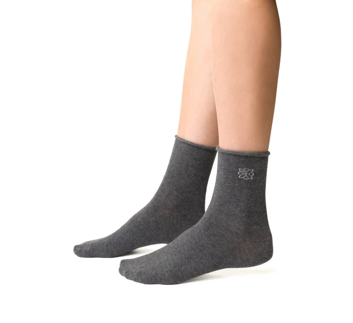 Vzorované netlačící ponožky Steven art.099 35-40