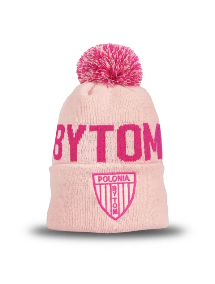 Zimní čepice Polonia Bytom - růžová