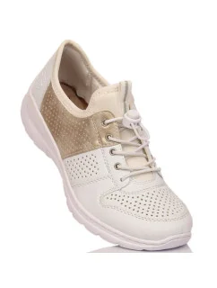 Pohodlná polobotka W model 22033528 bílá - Rieker