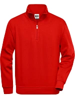 Daiber JN 831 Pracovní mikina s 1/4 zipem 02.0831 red Daiber JN 831 Pracovní mikina s 1/4 zipem 02.0831 red