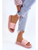 Dámské pantofle Big Star LL274425 Světle růžové Dámské pantofle Big Star LL274425 Světle růžové