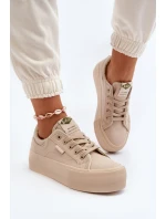 Dámské tenisky na platformě model 21650000 béžové - Lee Cooper