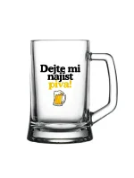 DEJTE MI NAJÍST PIVA! - pivní sklenice 0,5 l DEJTE MI NAJÍST PIVA! - pivní sklenice 0,5 l