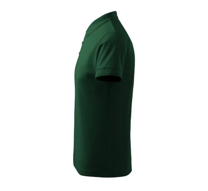 Pique Polo polokošile pánská dark green Pique Polo polokošile pánská dark green