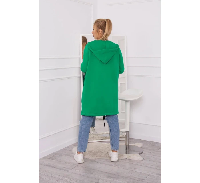Zateplená mikina s kapucí model 21099104 zelená - Kesi