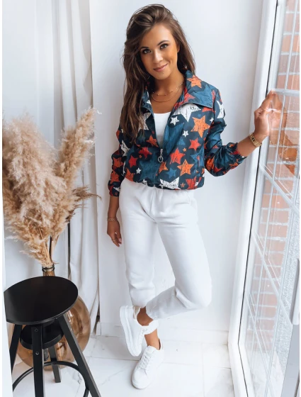 Dámská bunda bomber ALESSA modrá FashionStreet TY3634 Dámská bunda bomber ALESSA modrá FashionStreet TY3634