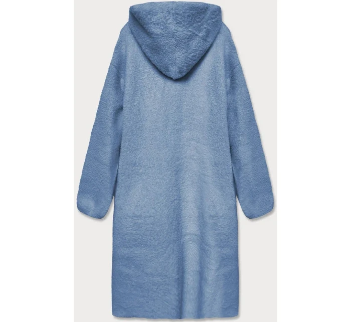 Světle modrý přehoz přes oblečení la s kapucí model 15834364 - S'WEST Světle modrý přehoz přes oblečení la s kapucí model 15834364 - S'WEST