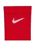 Ponožky Nike Everyday Plus Cushioned 3 páry červená, bílá, tmavě modrá SX6888 996