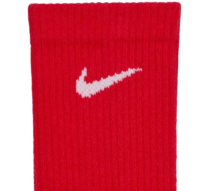 Ponožky Nike Everyday Plus Cushioned 3 páry červená, bílá, tmavě modrá SX6888 996