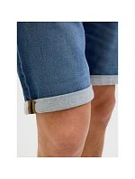 Jack&Jones krátké šortky JJIRICK JJICON I.K. SHORTS GE 132 SN 12269605 Blue Denim